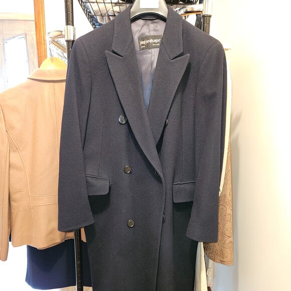 1980's Vintage YSL Overcoat